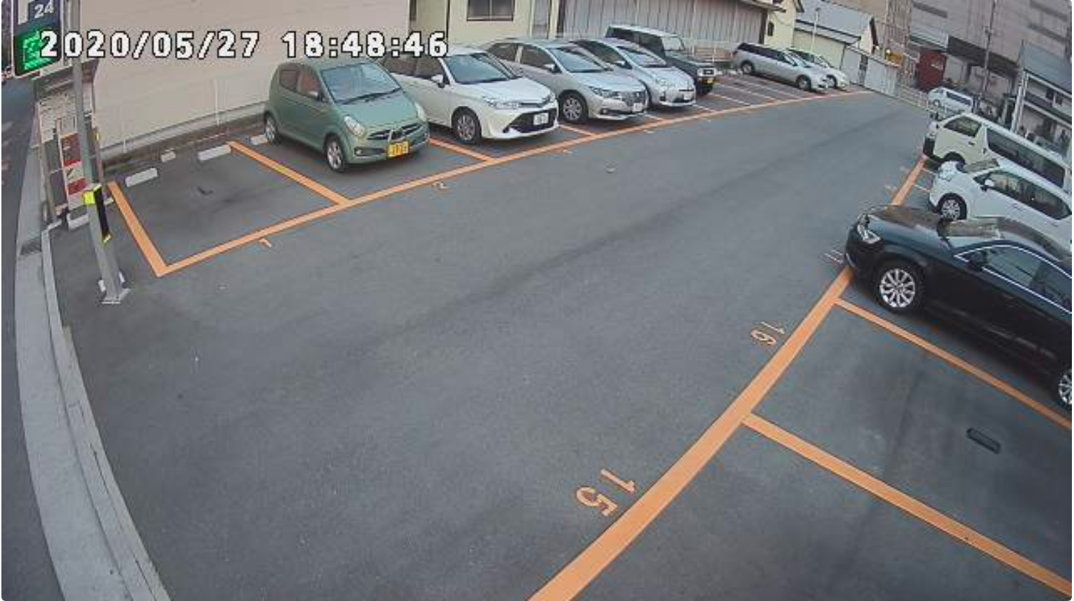 Fig 2: Camera View of Parking Zones