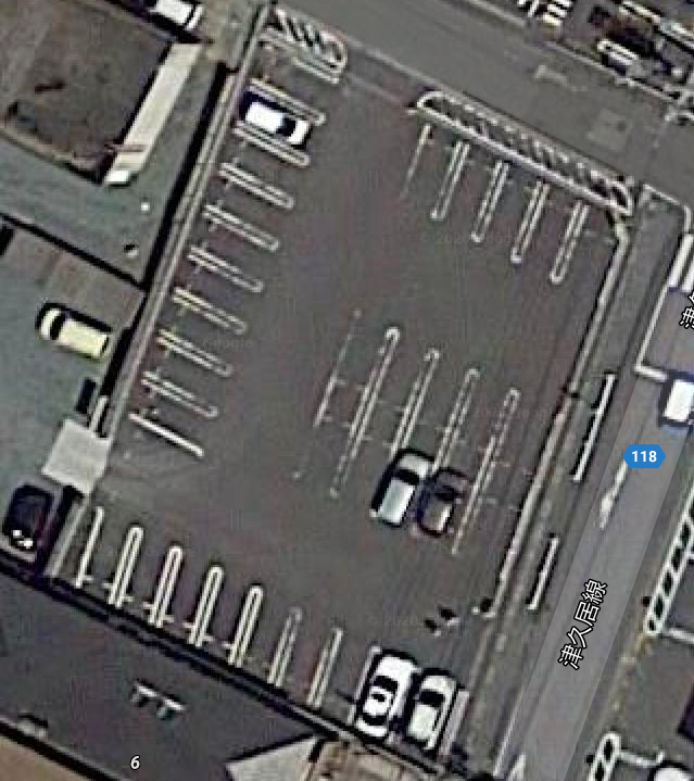 Fig 4:  Top-view of parking zones